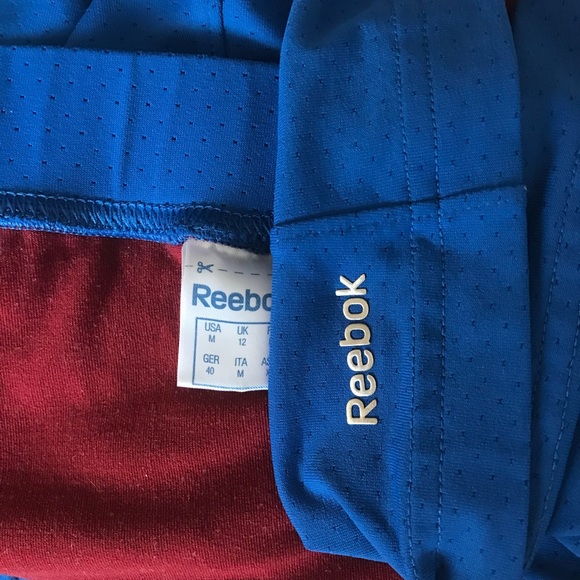 🔴 4/$15 REEBOK cobalt blue perforated mini athletic skirt skort size M in EUC - Picture 11 of 12